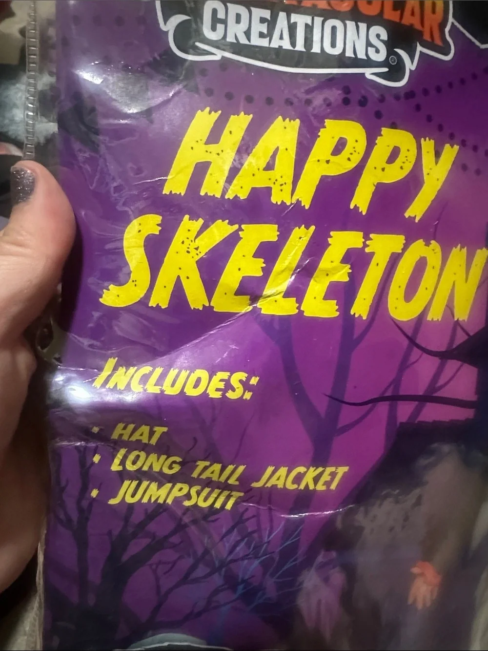 Spooktacular Creations happy skeleton